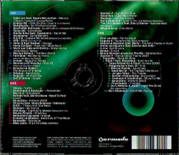 VARIOUS Armada Presents 60 Best Trance Hits Ever 3xCD [Shelf V1] faithless Tiesto