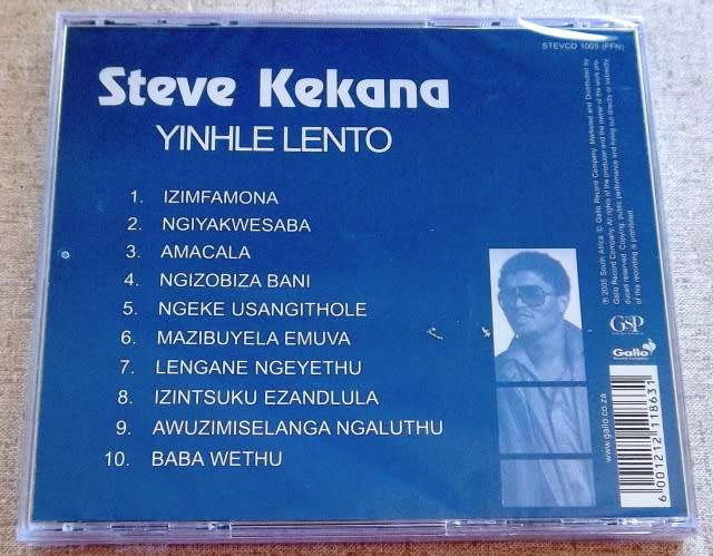 STEVE KEKANA Yinhle Lento Cat# STEVCD 1005
