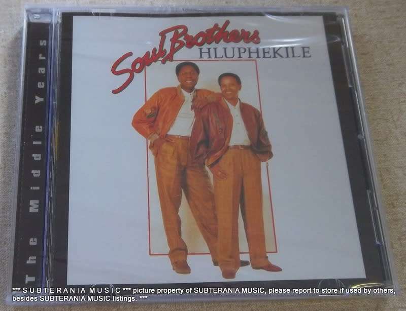 SOUL BROTHERS Hluphekile Cat# CDSBH1009 The Middle Years