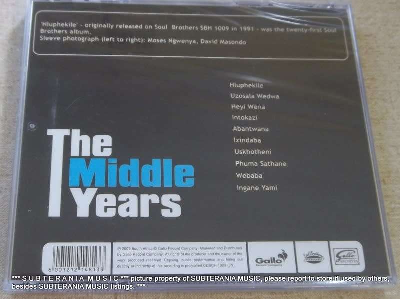 SOUL BROTHERS Hluphekile Cat# CDSBH1009 The Middle Years