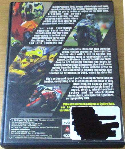 MOTOGP 2003 DVD [BBox 2]