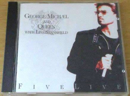 GEORGE MICHAEL and QUEEN with Lisa Stansfield Five Live CD [Z box 4]