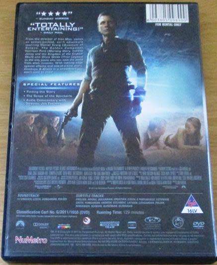 CLEARANCE SALE: COWBOYS & ALIENS DVD  [DVD BBOX 3]