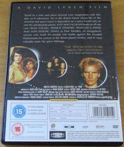 CLEARANCE SALE: DUNE a David Lynch Film [DVD BBOX 3]