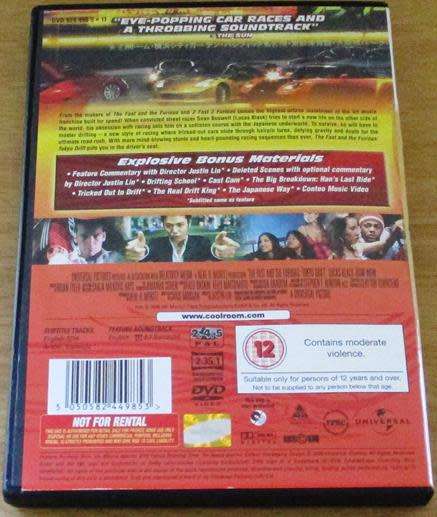 CLEARANCE SALE: FAST & FURIOUS Tokyo Drift [DVD BBOX 4]