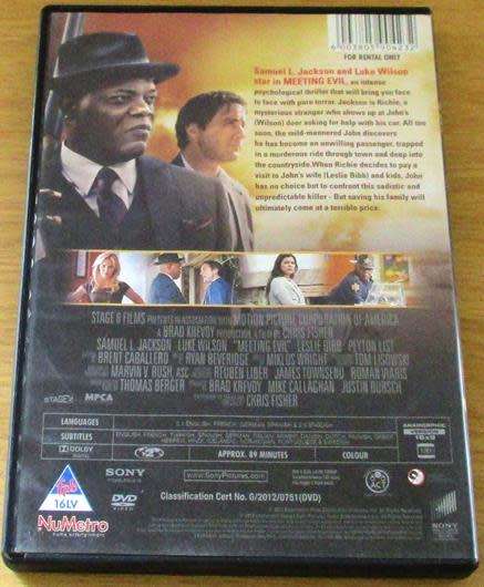 CLEARANCE SALE: MEETING EVIL Samuel L Jackson [DVD BBOX 4]