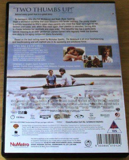 CLEARANCE SALE: THE NOTEBOOK [DVD BBOX 4]