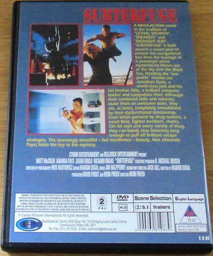 CLEARANCE SALE: SUBTERFUGE DVD [DVD BBOX 5]
