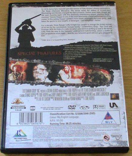 CLEARANCE SALE: THE TEXAS CHAINSAW MASSACRE 2 DVD [DVD BBOX 5]