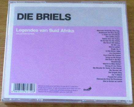 DIE BRIELS Legendes van Suid Afrika CD