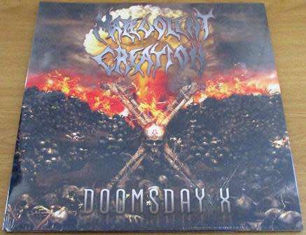 MALEVOLENT CREATION Doomsday X GREY COLOURED LP Vinyl Record