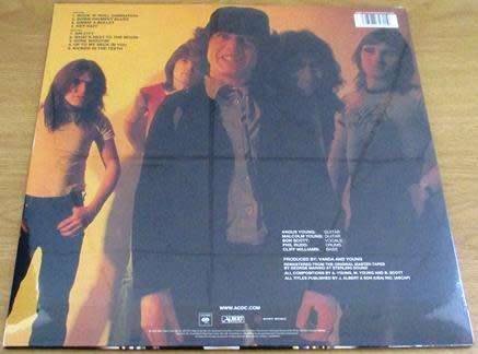 AC/DC Powerage Ltd Edition GOLD Coloured LP VINYL Record
