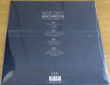 NICK CAVE Mercy Mercy Me The 1996 Broadcast 2xLP VINYL Record
