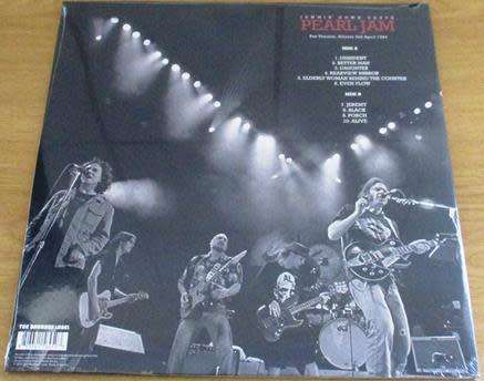 PEARL JAM Jammin Down South  Fox Theatre, Atlanta, 3 April 1994 CLEAR LP VINYL Record