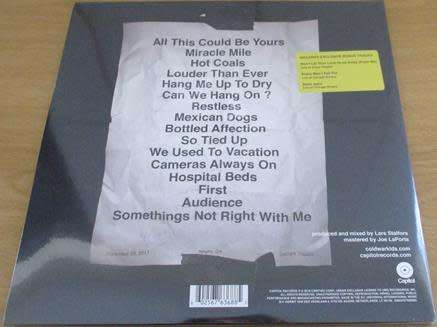 COLD WAR KIDS Audience 2xLP VINYL Record