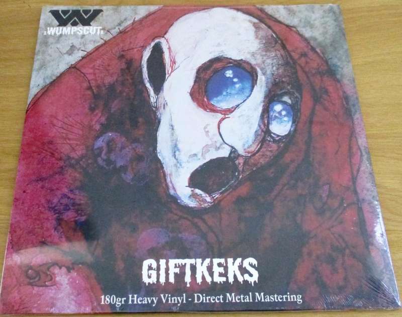 WUMPSCUT Giftkeks 180g TRANSPARENT RED Heavy Vinyl Record + A1 POSTER