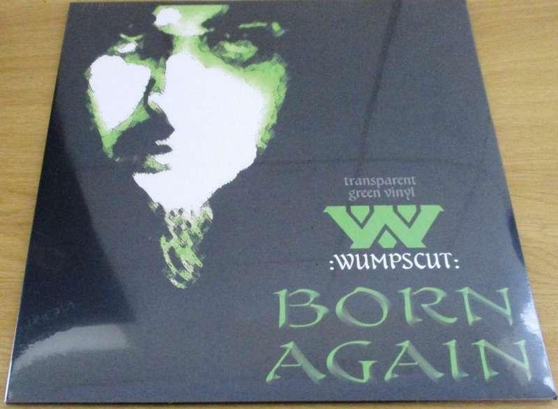 WUMPSCUT Born Again GREEN TRANSPARENT Vinyl Record + A1 POSTER