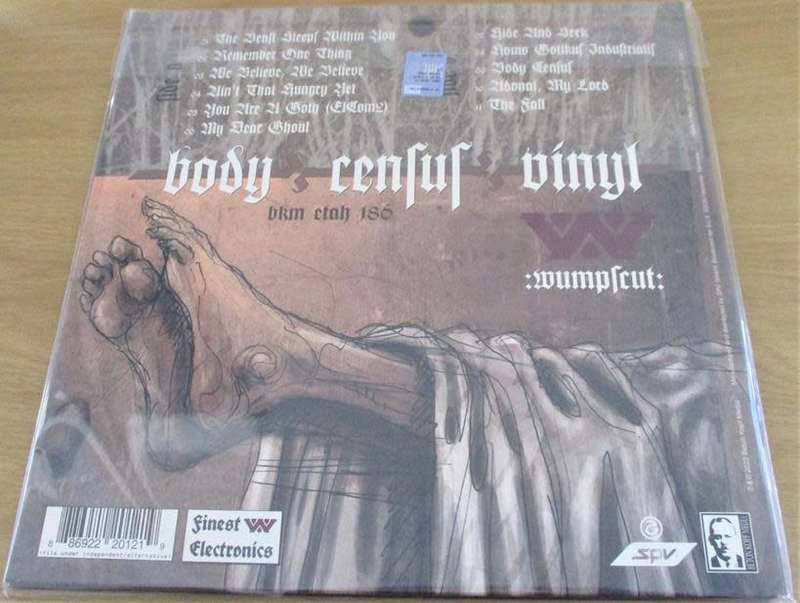 WUMPSCUT Body Census Vinyl Record