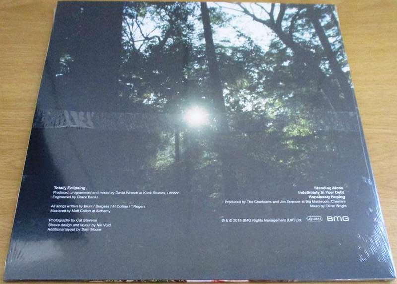 THE CHARLATANS Totally Eclipsing E.P. TRANSLUCENT GREEN VINYL RECORD