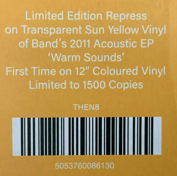 THE CHARLATANS Warm Sounds E.P. VINYL Record