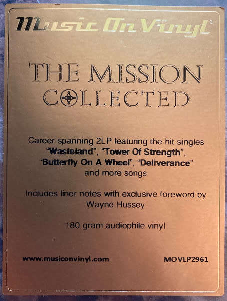 THE MISSION Collected 2xLP Gatefold VINYL Record