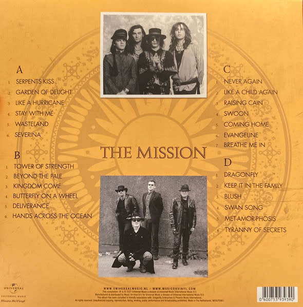 THE MISSION Collected 2xLP Gatefold VINYL Record