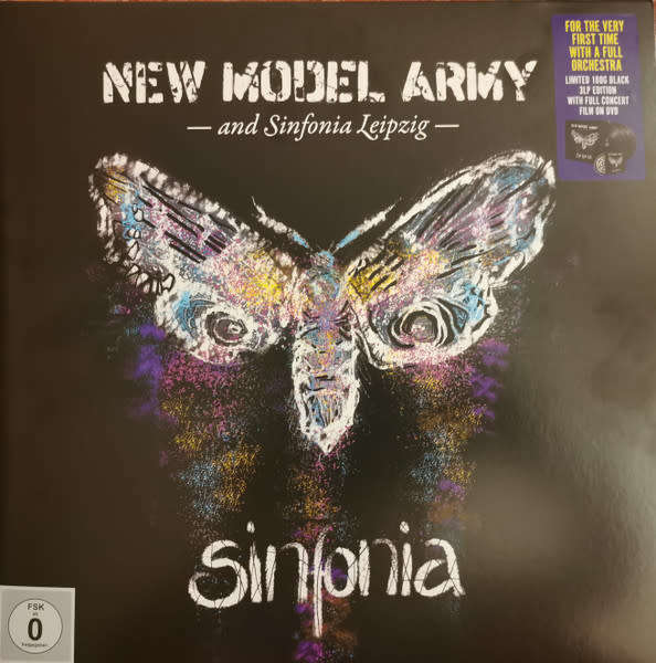 NEW MODEL ARMY Sinfonia European Pressing DVD + 3xLP VINYL Record