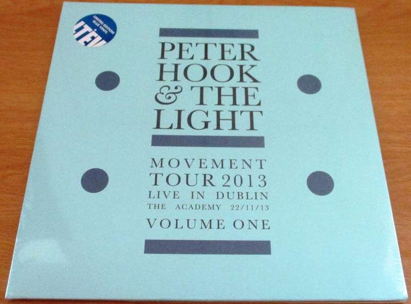 PETER HOOK & THE LIGHT Movement Tour 2013 Live In Dublin BLUE VINYL Record [Joy Divison/New Order]