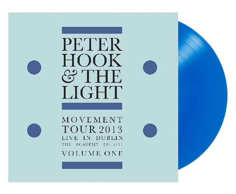 PETER HOOK & THE LIGHT Movement Tour 2013 Live In Dublin BLUE VINYL Record [Joy Divison/New Order]