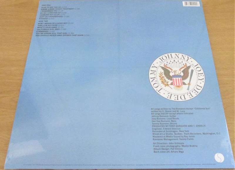 RAMONES Leave Home European Pressing LP VINYL Record