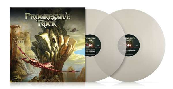 VARIOUS Progressive Rock Transparent 2xLP Vinyl Record