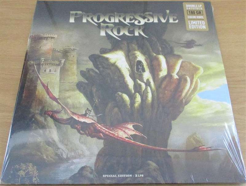 VARIOUS Progressive Rock Transparent 2xLP Vinyl Record