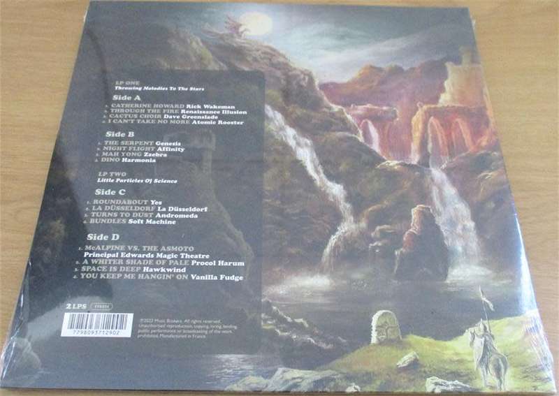 VARIOUS Progressive Rock Transparent 2xLP Vinyl Record