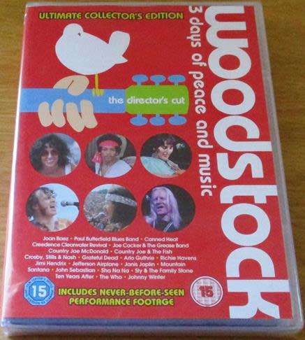 WOODSTOCK 3 Days Of Peace And Music 4xDVD