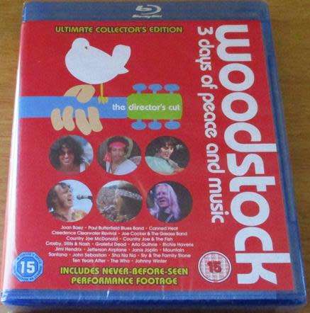 WOODSTOCK 3 Days Of Peace And Music 2 x BLU RAY
