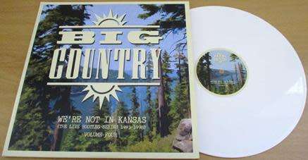 BIG COUNTRY We're Not in Kansas (The Live Bootleg Series 1993-1998) Volume 4 WHITE 2xLP VINYL Record