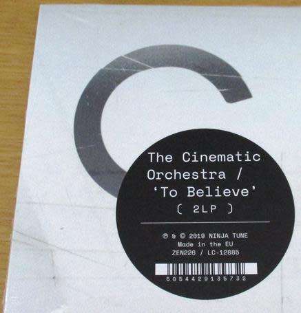 THE CINEMATIC ORCHESTRA To Believe 2xLP VINYL Record