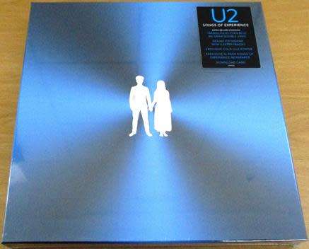U2 Songs of Experience (Extra Deluxe Version) CYAN TRANSLUCENT 2xLP VINYL Record + CD BOX with Xtras