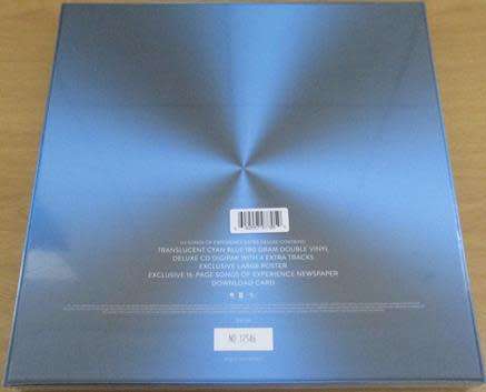 U2 Songs of Experience (Extra Deluxe Version) CYAN TRANSLUCENT 2xLP VINYL Record + CD BOX with Xtras