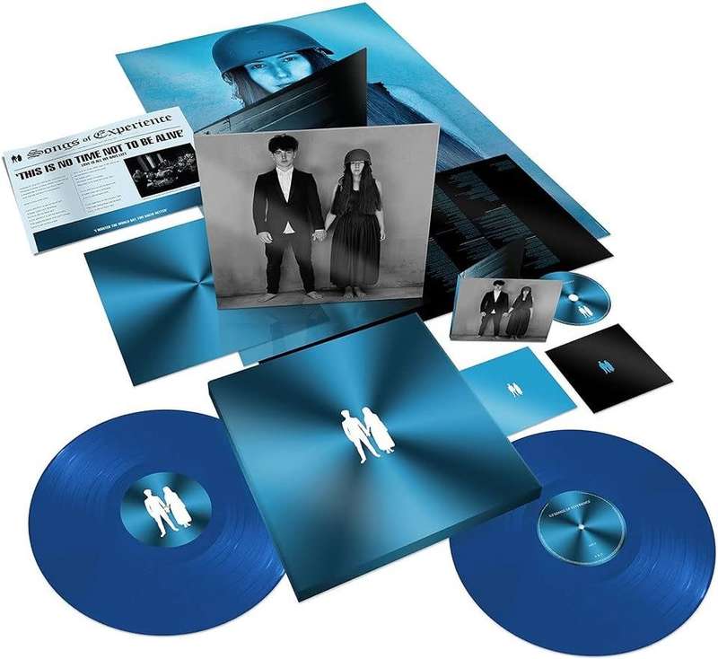 U2 Songs of Experience (Extra Deluxe Version) CYAN TRANSLUCENT 2xLP VINYL Record + CD BOX with Xtras