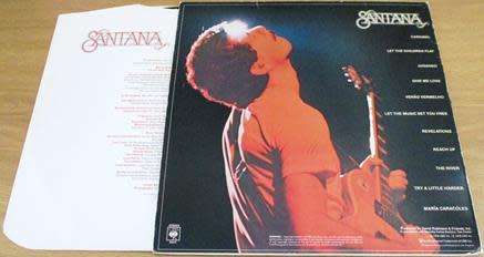 SANTANA Festival LP VINYL RECORD