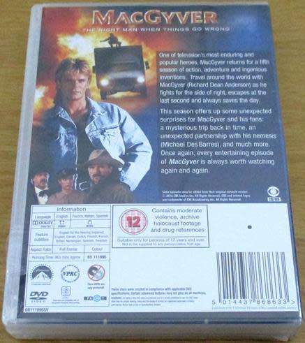 MaCGYVER Season 5 [Shelf H1/2]