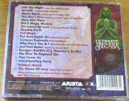 SANTANA Ultimate CD [Shelf G Box 1]