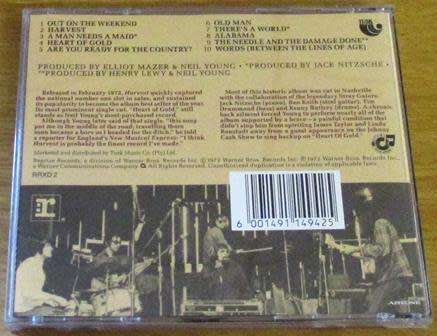 NEIL YOUNG Harvest CD [Shelf G Box 2]