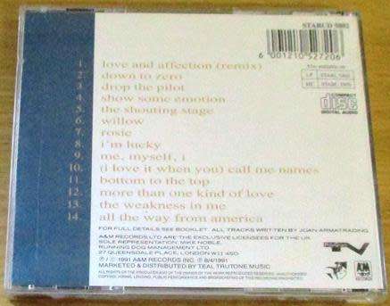 JOAN ARMATRADING The Very Best of CD [Shelf G Box 2]