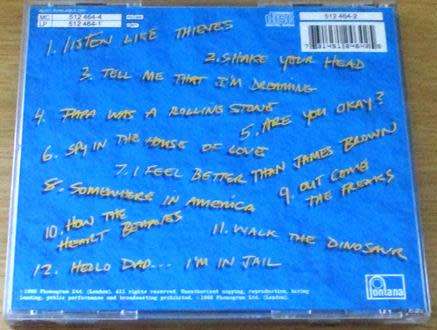 WAS (NOT WAS) Hello, Dad I'm in Jail (Best of) CD [Shelf G Box 2]