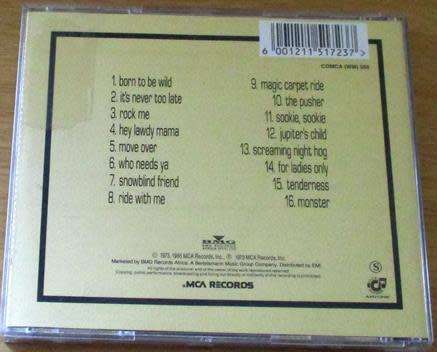 STEPPENWOLF 16 Greatest Hits CD [Shelf G Box 3]