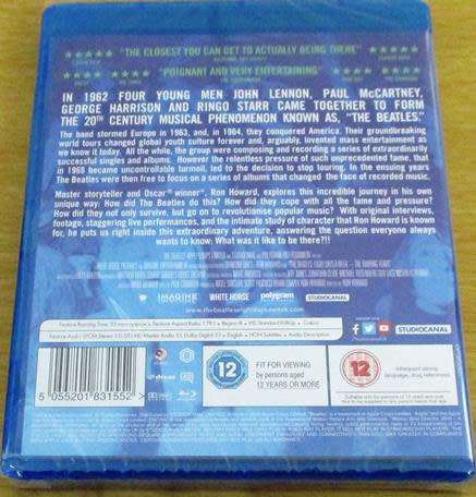 THE BEATLES Eight Days A Week The Touring Years BLU RAY