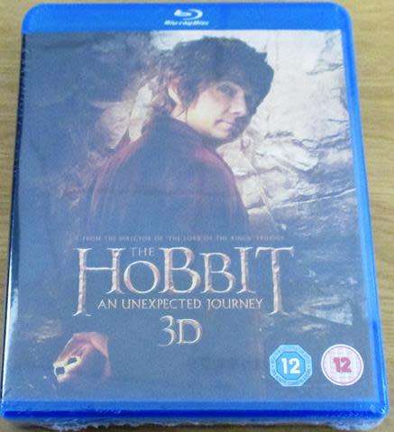 THE HOBBIT An Unexpected Journey 3D  4xBLU RAY