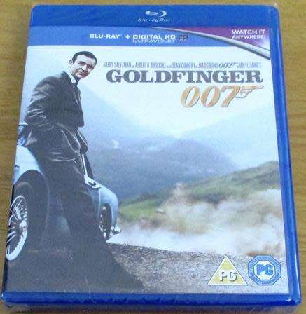 007 GOLDFINGER BLU RAY + DIGITAL HD ULTRAVIOLET